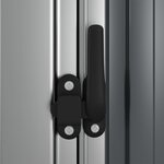 vidaXL Abri de jardin Gris 180 5x97x209 5 cm Acier galvanisé