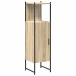 vidaXL Ensemble de mobilier de salle de bain avec étagère 3 Pièces Marron