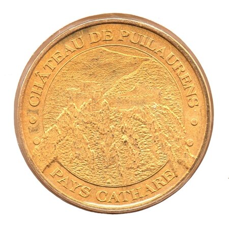Mini médaille monnaie de paris 2009 - château de puilaurens