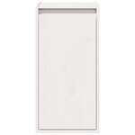vidaXL Armoire murale Blanc 30x30x60 cm Bois de pin massif