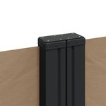 vidaXL Auvent latéral rétractable taupe 220x1000 cm