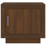 vidaXL Table basse chêne marron 51x50x45 cm bois d'ingénierie