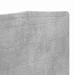 vidaXL Tête de lit Gris béton 120 cm Bois d'ingénierie