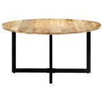 vidaXL Table de salle à manger 150x73 cm Bois de manguier solide