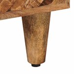 vidaXL Table basse Marron 80 x 50 x 40 cm Bois de mangue massif