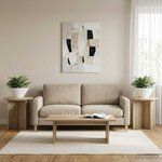 vidaXL Support de Plante 2 pièces Chêne Sonoma 40 x 40 x 40 cm