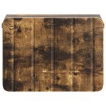 vidaXL Cabinet de chevet mural 2 pc Chêne fumé 33 x 34 5 x 24 cm