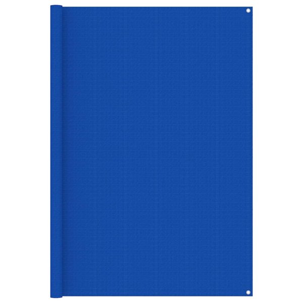 vidaXL Tapis de tente 200x200 cm Bleu PEHD