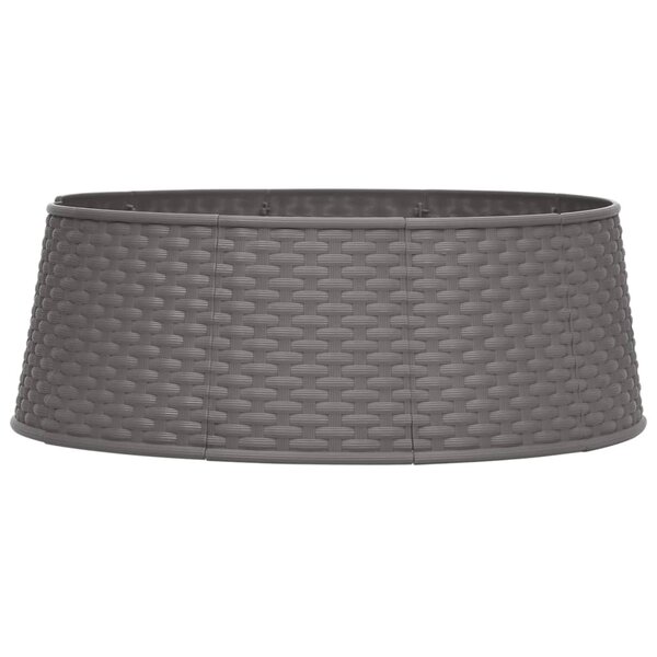 vidaXL Jupe de sapin de Noël Marron Ø65x19 5 cm