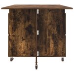 vidaXL Table à dîner 2 Pièces 140 x 80 x 77 cm Bois d'ingénierie