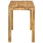 vidaXL Table à dîner 110x55x76 cm Bois de manguier massif