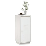 vidaXL Buffet Blanc 31 5x34x75 cm Bois massif de pin