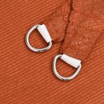 vidaXL Voile d'ombrage 160 g/m² Orange 2 5x2 5 m PEHD