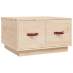 vidaXL Table basse 60x53x35 cm Bois massif de pin