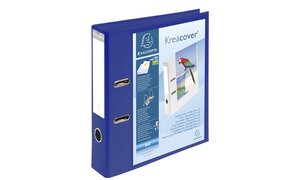 Classeur à Levier Prem'Touch A4 Dos 70mm Rembordé 1 pochette extérieure - Bleu EXACOMPTA