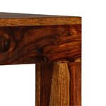 Vidaxl table console bois massif 120x35x75 cm