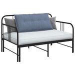 vidaXL Coussin de Dos Bleu 100 x 50 cm Tissu en velours côtelé