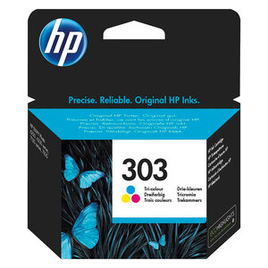 Cartouche hp 303 couleurs pour imprimante jet d'encre - cyan magenta jaune