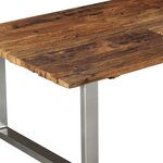 vidaXL Table basse Bois de récupération massif 100 x 60 x 38 cm