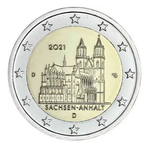 2 euros commémorative Allemagne 2021 Saxe-Anhalt.