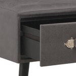 Banc banquette avec tiroirs 80 cm similicuir gris 02_0010812
