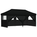 vidaXL Tente de fête 292 x 580 x 315 cm Noir Tissu Oxford