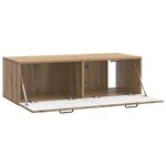 vidaXL Meuble TV mural 98 x 41 x 30 cm Chêne artisanal