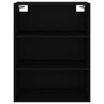 vidaXL Armoire murale suspendue Noir 69 5x32 5x90 cm