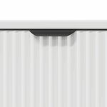 vidaXL Ensemble de mobilier de salle de bain avec tiroir 2 Pièces Blanc