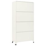 vidaXL Armoire à casiers Gris et bleu 90x45x180 cm Acier