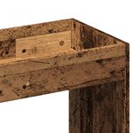 vidaXL Buffet haut vieux bois 63x33x140 cm bois d'ingénierie
