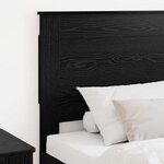 vidaXL Tête de lit avec tête de lit Chêne noir 80 cm Bois d'ingénierie