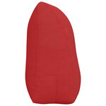 vidaXL Coussin de Dos Rouge 100 x 24 x 50 cm tissu