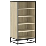 vidaXL Étagère à chaussures chêne sonoma 48x38x97 5 cm bois ingénierie
