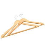 vidaXL Cintres antidérapants 50 Pièces Bois dur