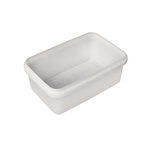 Bac à glace plastique 1 2 litres  - lot de 44 -  - plastique127 x73xmm