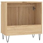 vidaXL Armoire de bain chêne sonoma 58x33x60 cm bois d'ingénierie