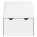 vidaXL Bibliothèque pour enfants avec tiroir Blanc 60 x 29 5 x 69 cm