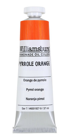 Peinture à l'huile Williamsburg 37ml Orange Pyrrole S7