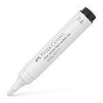 Artist Pen Pitt Big Brush Pointe Ogive 2 5 mm 101 Blanc FABER-CASTELL
