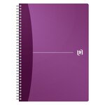 Cahier spirale oxford urban mix - a4 21 x 29 7 cm - petits carreaux - 100 pages - lot de 5