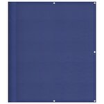 vidaXL Écran de balcon bleu 120x700 cm 100  polyester oxford