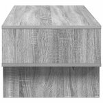 vidaXL Table basse Gris Sonoma 100 x 46 x 35 cm Bois d'ingénierie