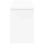 vidaXL Porte-manteau mural Blanc 80 x 20 x 30 cm Bois d'ingénierie