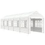 vidaXL Belvédère avec toit blanc 11 15x2 28x2 69 m polyéthylène