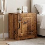 vidaXL Cabinet de chevet 2 Pièces Bois ancien 43 x 34 5 x 47 cm