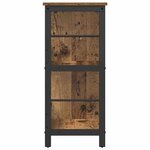 vidaXL Étagère Bois Ancien 102 x 32 x 72 5 cm Bois d'ingénierie