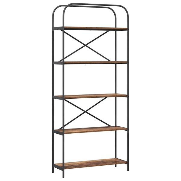 vidaXL Étagère Bois ancien 80 x 30 x 183 cm Bois d'ingénierie