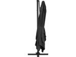 Parasol jardin déporté alu "sun 4" - rectangle - 3 x 4 m + housse de protection - noir