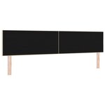 Tête de lit vidaXL avec boutons capitonnés Crème 200 cm en tissu